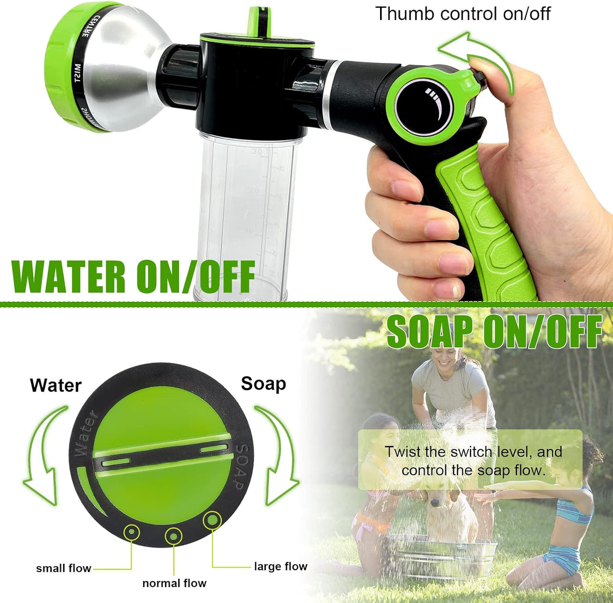 Pet grooming glove included with YCCOKJJ dog wash kit