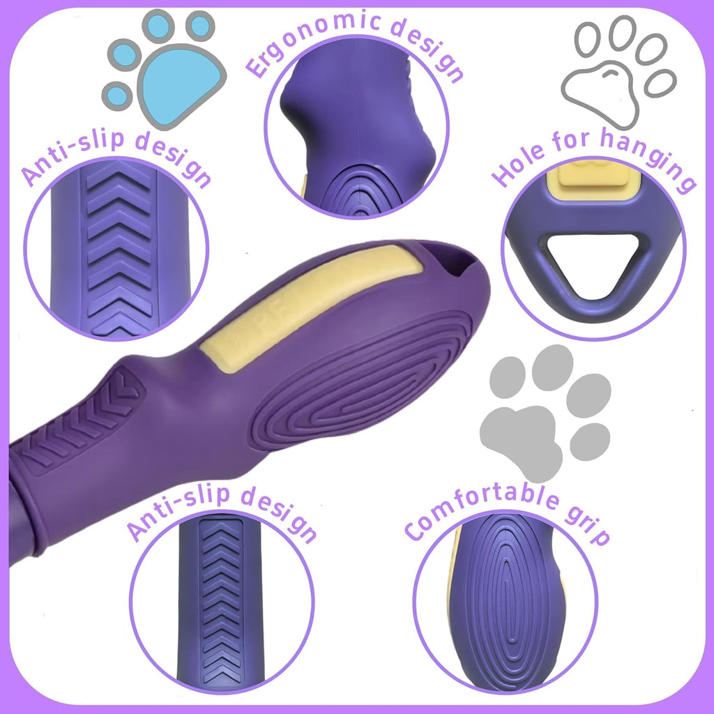 Using Nadusep comb for tear stain removal on cat face