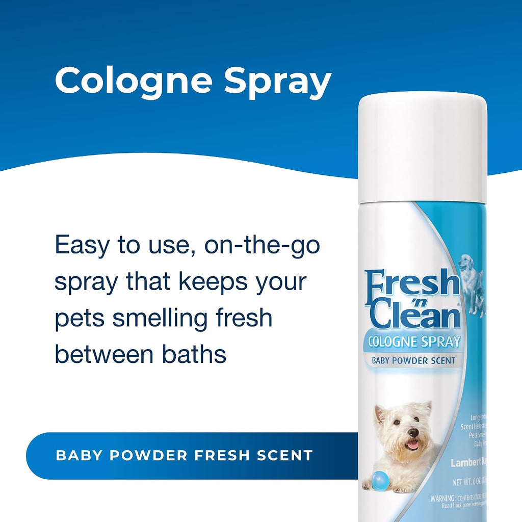 PetAg canine deodorizing aerosol spray bottle showing product labels and USA imported details