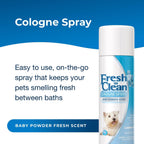 PetAg canine deodorizing aerosol spray bottle showing product labels and USA imported details