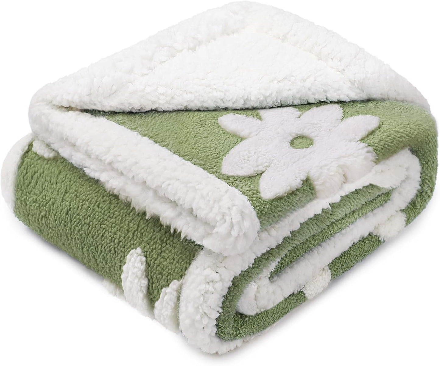 Luciphia Waterproof Pet Blanket for Medium Large Dogs Washable Fluffy Thick Jacquard Shag Fleece Warm Sherpa 3D Textured Flower Print for Cats Puppy Couch Protection (Blue,40x28 inches) - Image 14