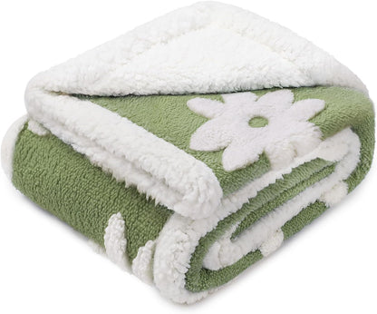 Luciphia Waterproof Pet Blanket for Medium Large Dogs Washable Fluffy Thick Jacquard Shag Fleece Warm Sherpa 3D Textured Flower Print for Cats Puppy Couch Protection (Blue,40x28 inches) - Image 14
