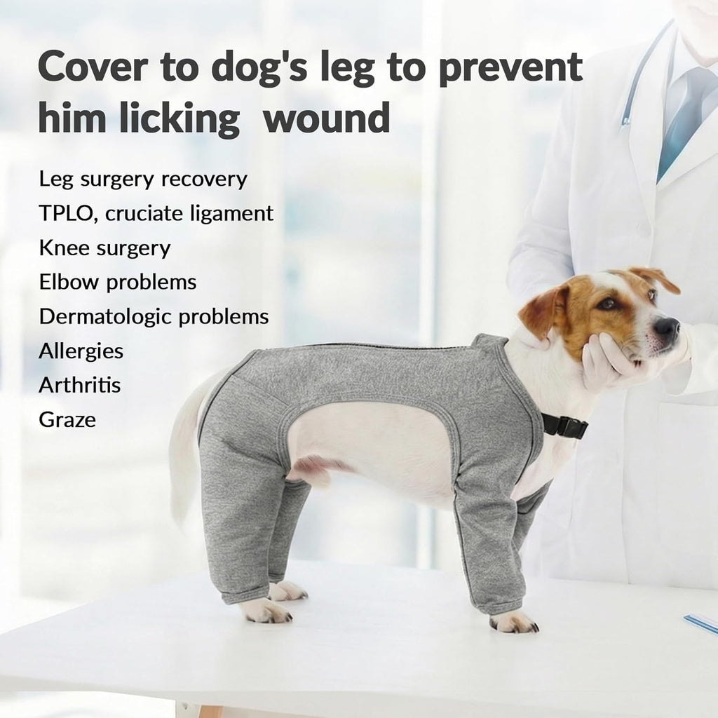 Close up of soft breathable fabric on dog suit