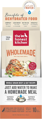 The Honest Kitchen Human Grade Wholemade(TM) Dehydrated Dog Food, Whole Grain Beef and Oat, 10 lb (makes 40lbs) - Image 15
