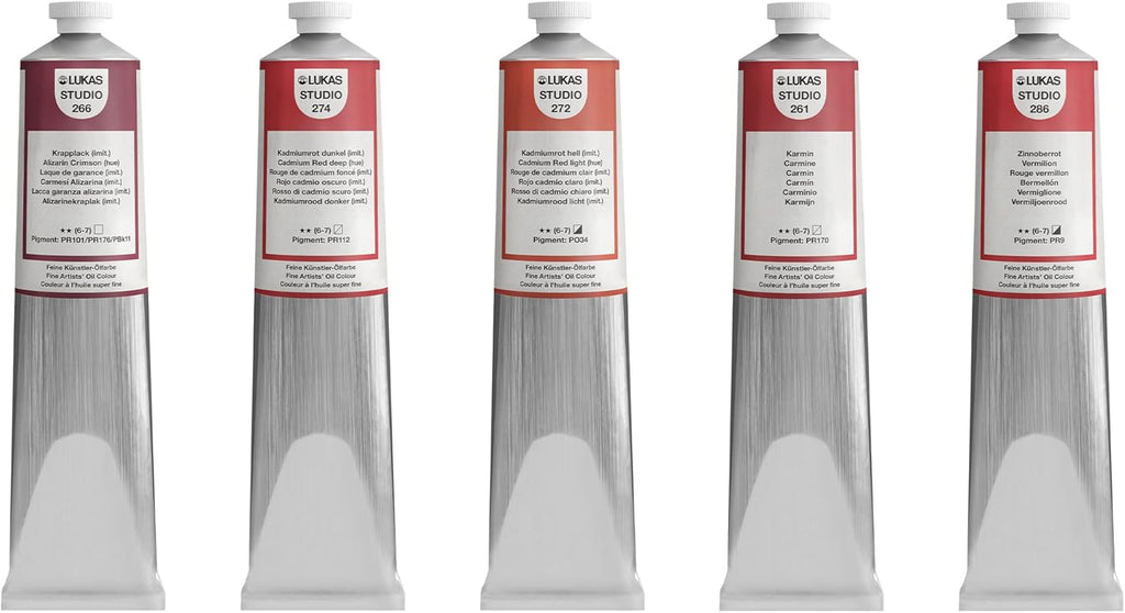 Lukas Studio Artist Oil Color Paints - High-pigment oil paint made with natural binder for artist, painting, & more! - [Raw Sienna - 200 mL] - Image 9