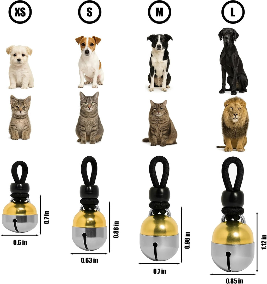 Noble Bells - Handmade in USA, Extra Loud Collar Bell for Cats and Dogs, Premium Brass and Nickel Silver - Image 9