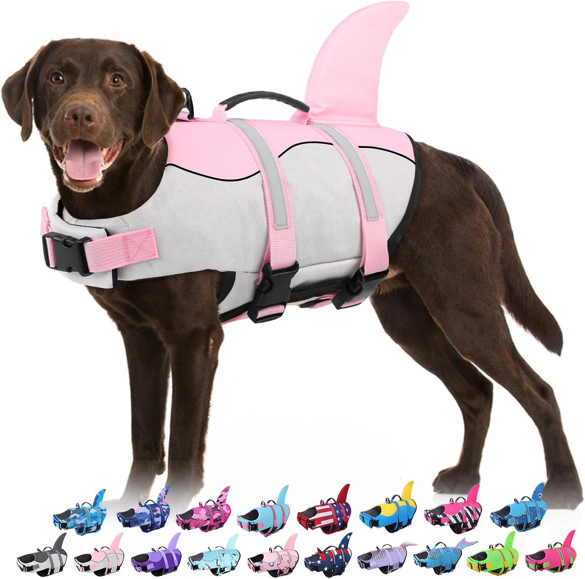 Bess Bridal dog life jacket front view high buoyancy pet vest