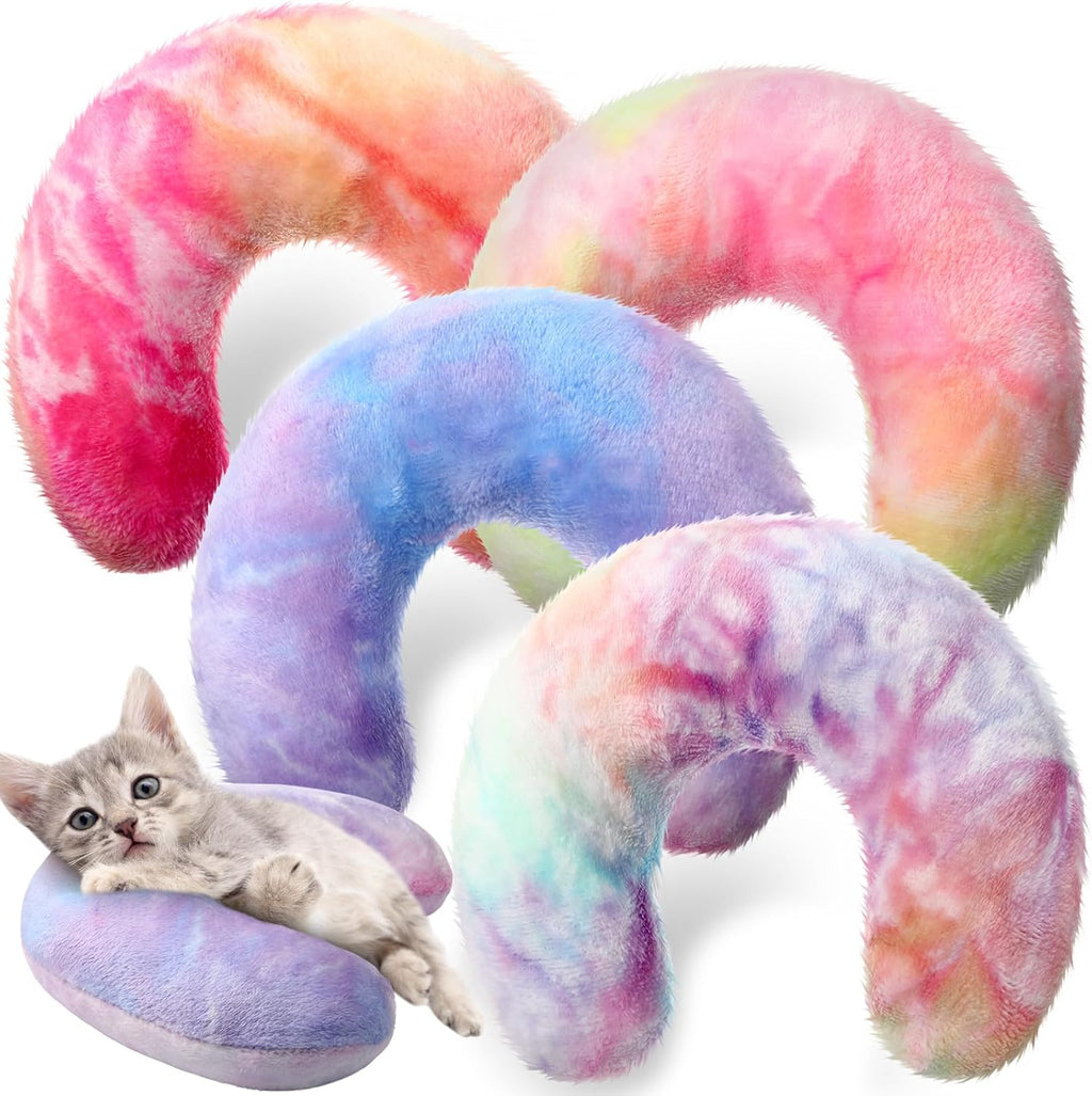 4 Pcs Cat Pillow Calming Pet Dog Neck Pillow, Paw, Medium - Image 11