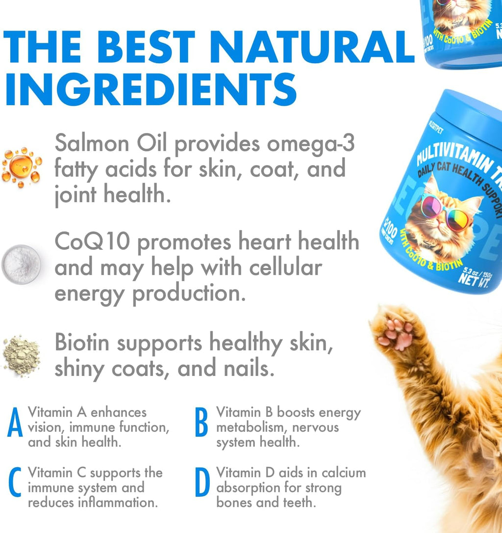 Legitpet joint mobility and heart support cat vitamins container.