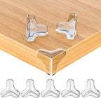 TenLaitech 8 pack clear corner protectors front view