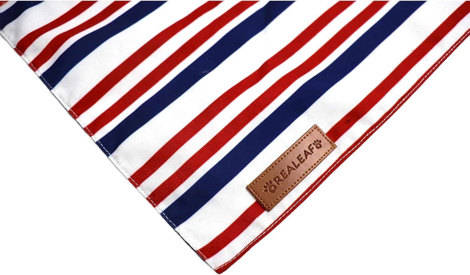 Adjustable fit USA imported dog bandana large size on a medium breed