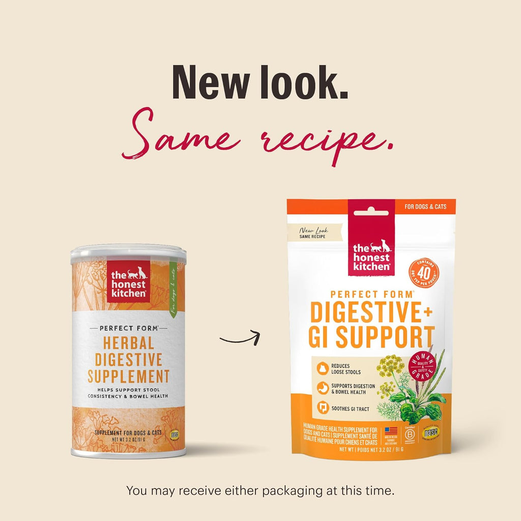 The Honest Kitchen digestive powder for cats and dogs
