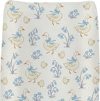 ZoUbqchY vintage geese changing pad cover front view