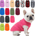 BEAUTYZOO Small Dog Sweater Fleece Vest Winter Jacket, D-Ring Leash Attachment for XS S Puppy Medium Sized Breeds Dogs, Cold Weather Dog Clothes Windproof Keep Warm, Black Bones Paw L - Image 14