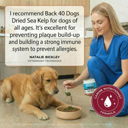 Organic Kelp Powder for Dogs, Dried Sea Kelp Supplement for Thyroid Function, Dental Health, Immune Support, Digestion, Skin & Coat - Iodine Rich - Multivitamin for Cats & Dogs - Made in USA - Image 9