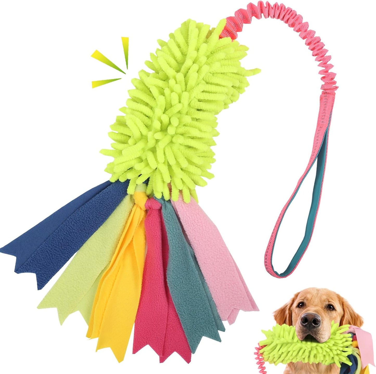 Wodoca handmade durable dog toy being safely washed for clean pet hygiene