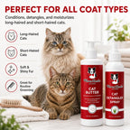 Fragrance free cat hydration butter for soothing itchy pet skin