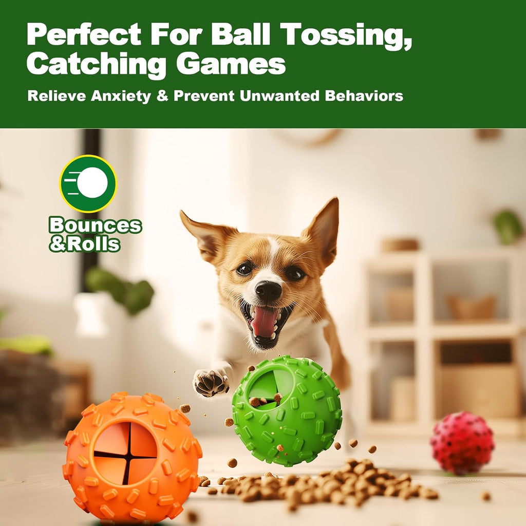 Zhierde dog puzzle ball showing central treat opening