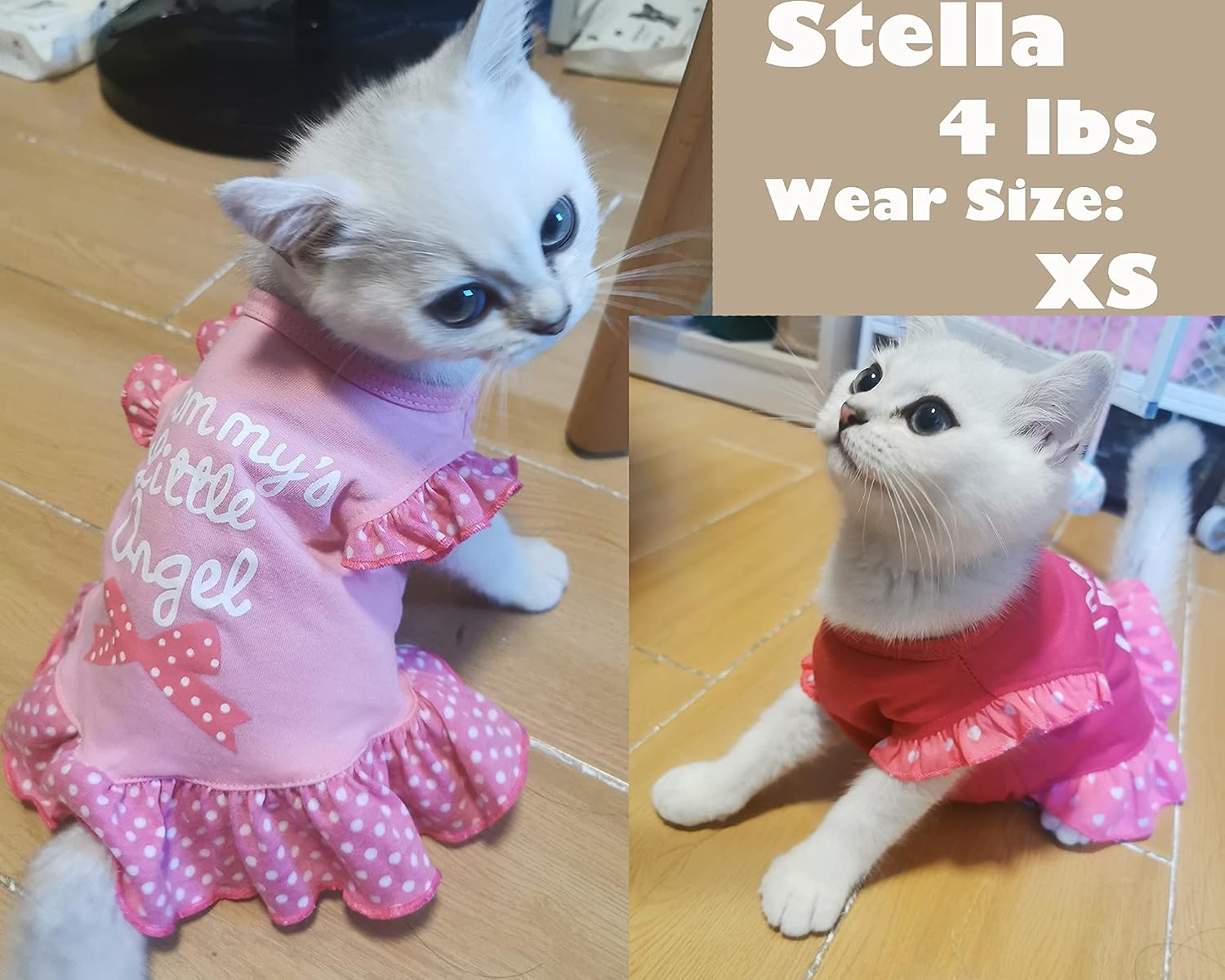 Side angle of the XPUDAC cute doggie apparel displaying the comfortable stretchy chest design.