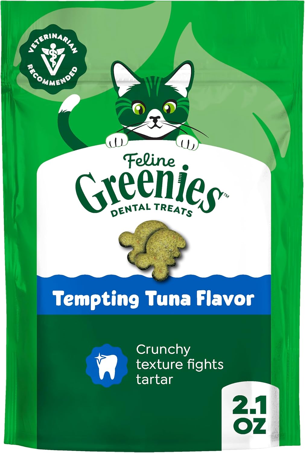 Greenies Cat Treats, Veterinarian-Recommended Adult Natural Dental Cat Treats, Tempting Tuna Flavor, 9.75 oz. Tub - Image 14
