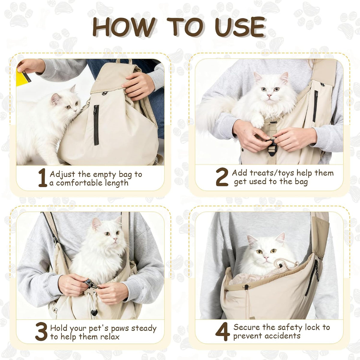 Adjustable buckle system on Bqclab puppy carrier
