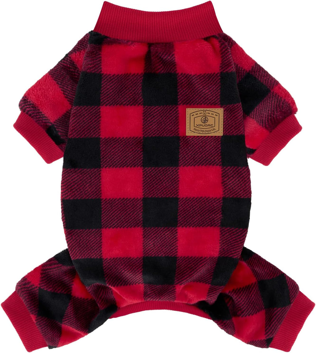 XPUDAC Dog Pajamas Fleece Dog Sweaters for Small Medium Dogs Girl Boy Soft Warm Winter Pet Clothes for Doggie Winter Christmas(Small) - Image 11