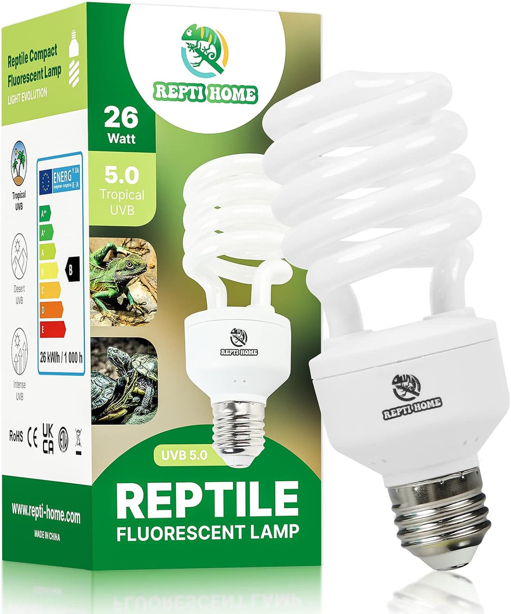 Repti Home reptile light illuminating terrarium habitat