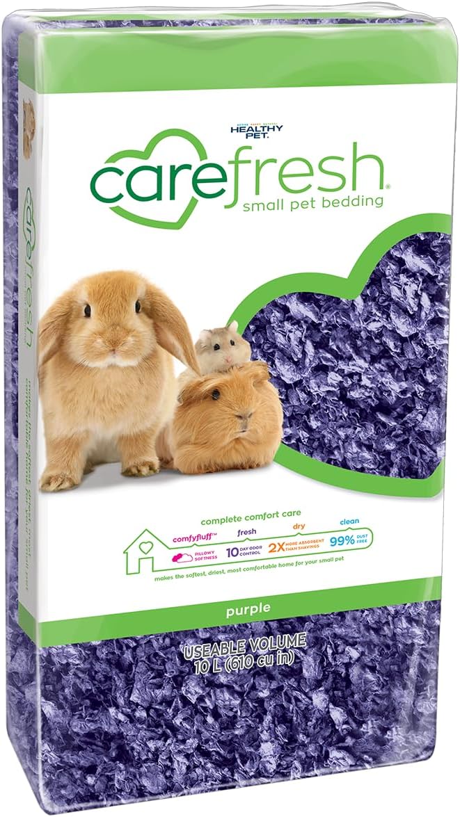 Carefresh Small Pet Bedding, 99% Dust-Free Natural Paper with Superior 10 Day Odor Control & Absorption for Guinea Pigs, Hamsters, Rabbits, & Rats, 60 L - Image 12