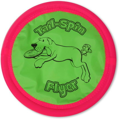 Booda Tail-Spin Flyer 7-Inch dog frisbee front view