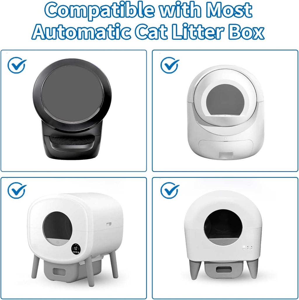 Extra thick automatic cat litter robot drawstring waste bags close up