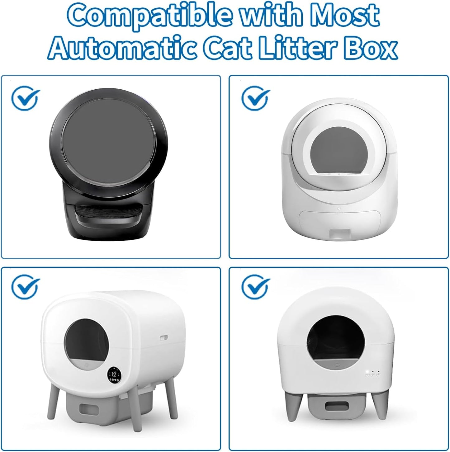 Extra thick automatic cat litter robot drawstring waste bags close up