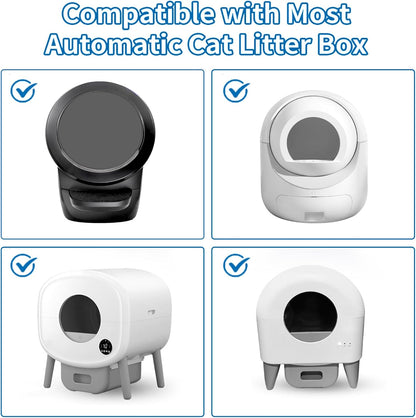 Extra thick automatic cat litter robot drawstring waste bags close up