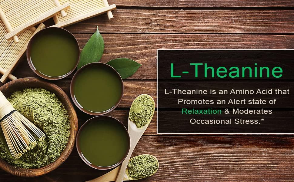 Authentic SmarterVitamins L-Theanine 50 liquid softgels product display