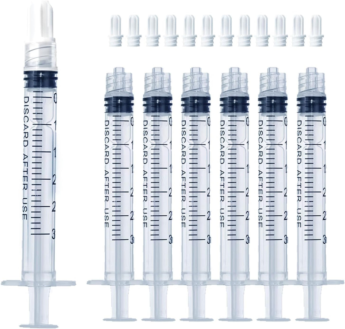 1mL Luer Lock Syringe (No Needle) - Sterile, Individually Wrapped - Pack of 50, Accurate Liquid Measurement, Leak-Proof Design - Image 13