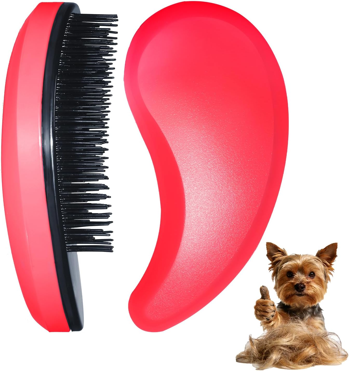 Small Dog Brush- Grooming Tool for Teddy, Yorkies, Maltese, Shih Tzu, Chihuahua - Puppy Hair Brush (Blue) - Image 10
