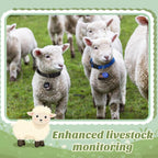 Foilswirl high density nylon livestock collar showing the secure quick release plastic buckle.
