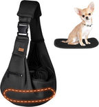 CUBY Dog and Cat Sling Carrier - Hands Free Reversible Pet Papoose Bag - Soft Pouch and Tote Design - Suitable for Puppy, Small Dogs Cats Outdoor - Image 11