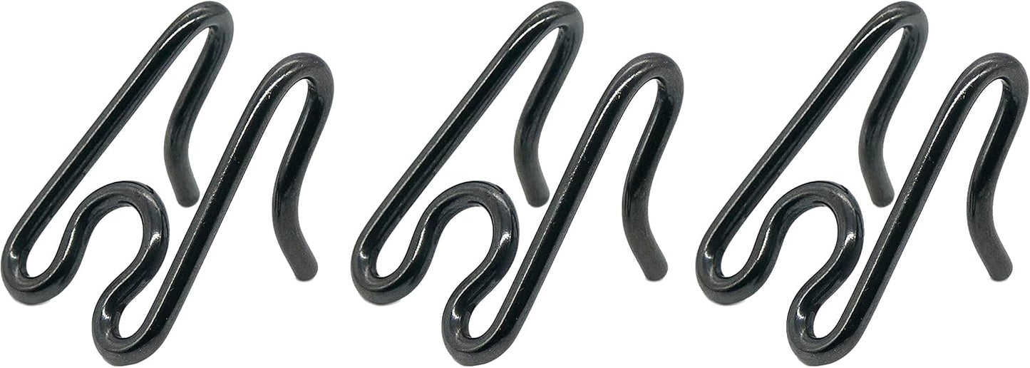Close up view of authentic Herm Sprenger rust resistant additional prong links pack