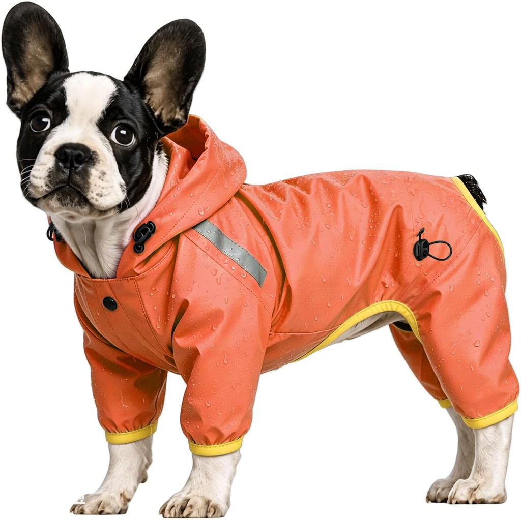 Dog Raincoat, Professional Waterproof with Taped Seams (Lime Green, Small) | Ultralight Urban Quick Layer, High-Vis Reflective Stripes, Dirt-Resistant & Easy Care, Year-Round Essential for Dogs - Image 10
