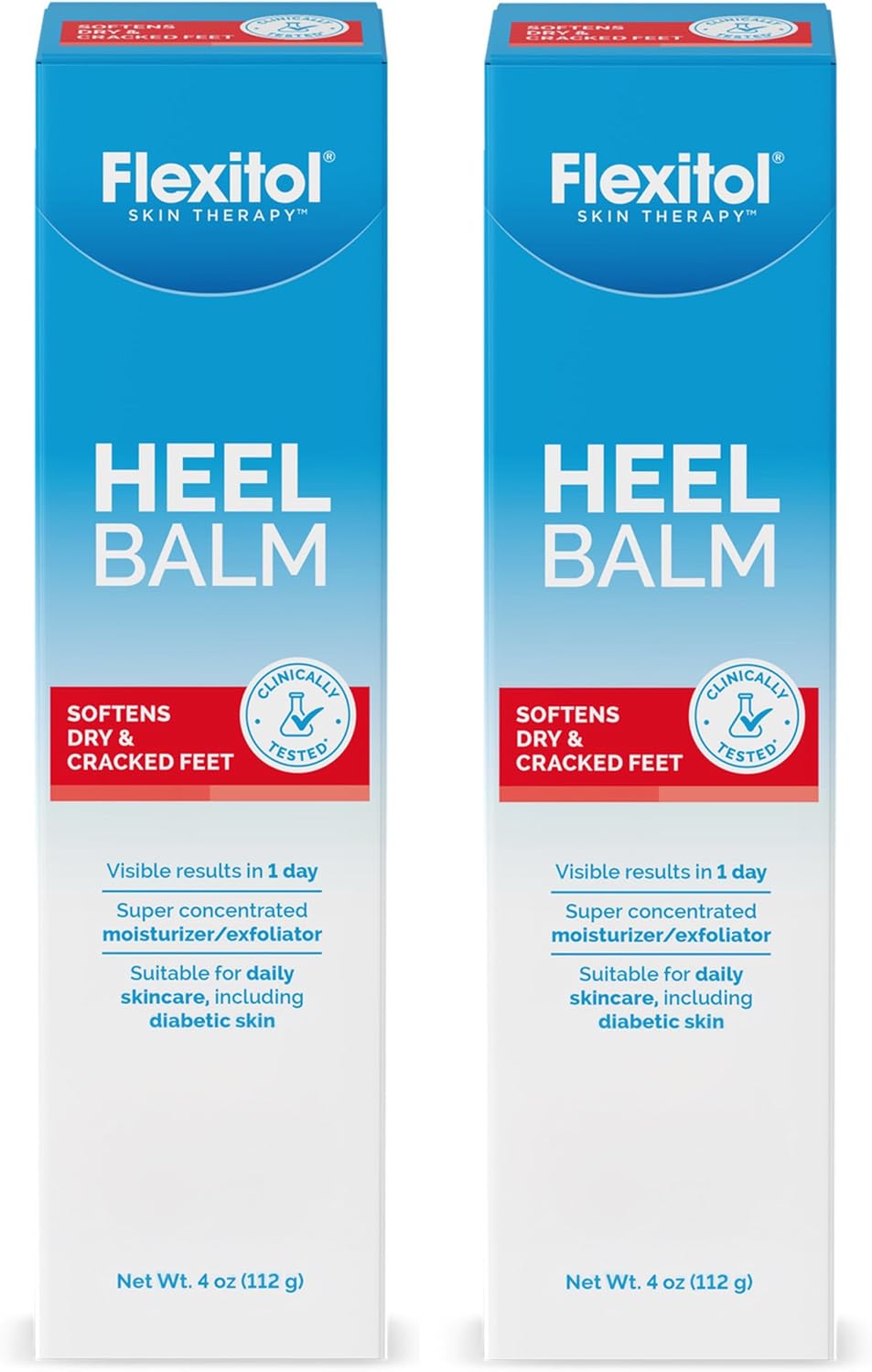 Flexitol Heel Balm, Cracked Heel Cream & Foot Balm, Intensive Hydration for Dry, Rough Feet & Heels, Urea-Based Moisturizing Cream, 4 oz Tube - Image 9