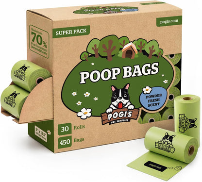 Pogi's Poop Bags - Large, Leak-Proof Dog Waste Bags for Yard or Home Use, Fresh Scent (Single Roll, 500-Count) - Image 13