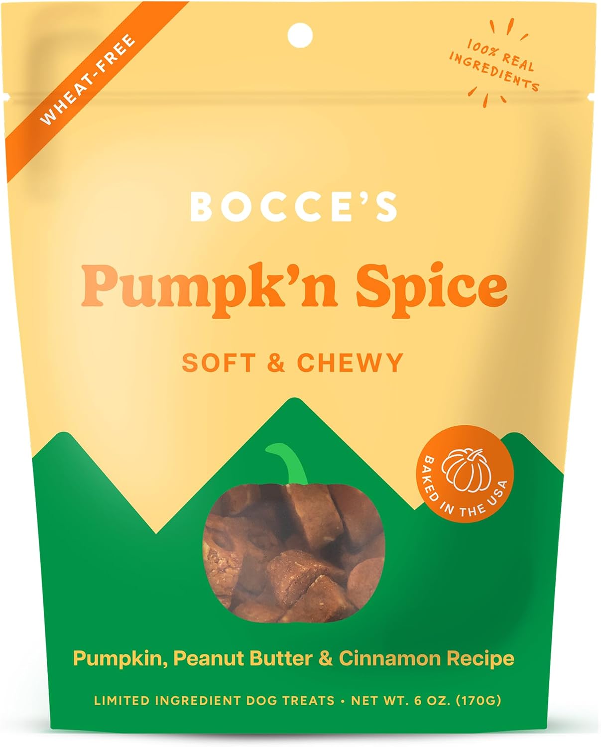 Bocce's Bakery PB Banana Chip Recipe Treats for Dogs, Wheat-Free Everyday Dog Treats, Real Ingredients, Baked in The USA, Natural Soft & Chewy Cookies, Peanut Butter, Bananas, & Carob, 6 oz - Image 14