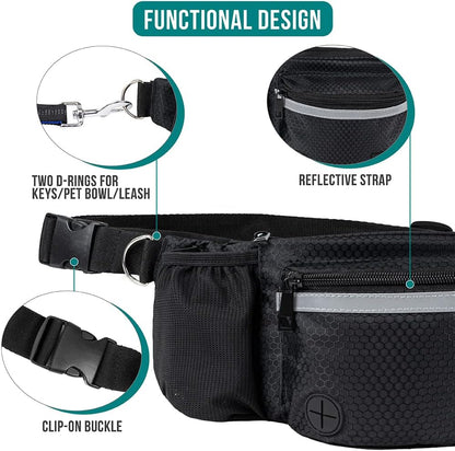 PetAmi dog training pouch showing water bottle holder mesh pocket