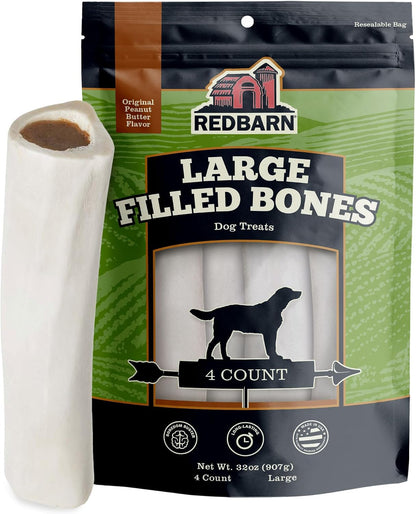 Redbarn Pet Products Large Filled Dog Bones, Cheese & Bacon Flavor - Long Lasting Stuffed Femur Chew Treat Made in USA - 4 Count - Packaging May Vary - Image 15