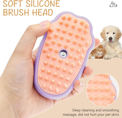Throihg pet steam brush disassembled for easy cleaning