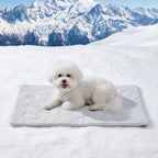 ZOMISIA Cooling Blanket for Large Dogs - Washable Dog Cooling Mat for Hot Weather, Travel Soft Pet Summer Essentials, Grey, 40"x50" - Image 10