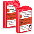 TorSor 2 pack sharps container for tattoo needle and syringe disposal