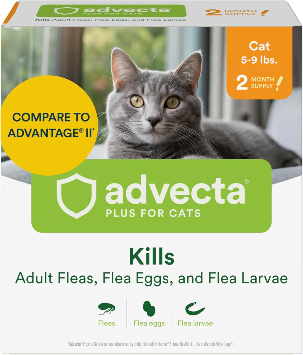 Advecta Plus Topical Large Cat Flea Treatment for Cats and Kittens, Flea Prevention and Control, Fast-Acting Waterproof Drops, 4-Month Supply - Image 10