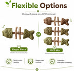 Natural catnip dental chew toy for indoor cats