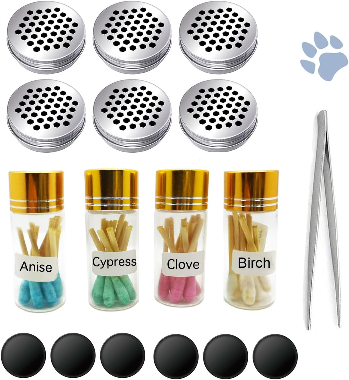 Dog Scent Training Kit Nose Scent Work Tins, Dog Nose Scent Work Training Kit for Dogs Brain Games Pet Pup Beginner Scent Work Kit (6 Box+4 Nose Work Set) - Image 9
